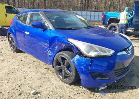 2014 Hyundai Veloster Base W/Black z USA, uszkodzony, nr VIN KMHTC6AD6EU203852